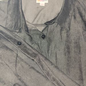 Lularoe chambray button up blouse